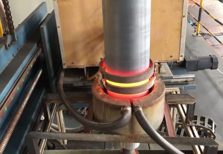 Large Mill Roller Induction Hardening